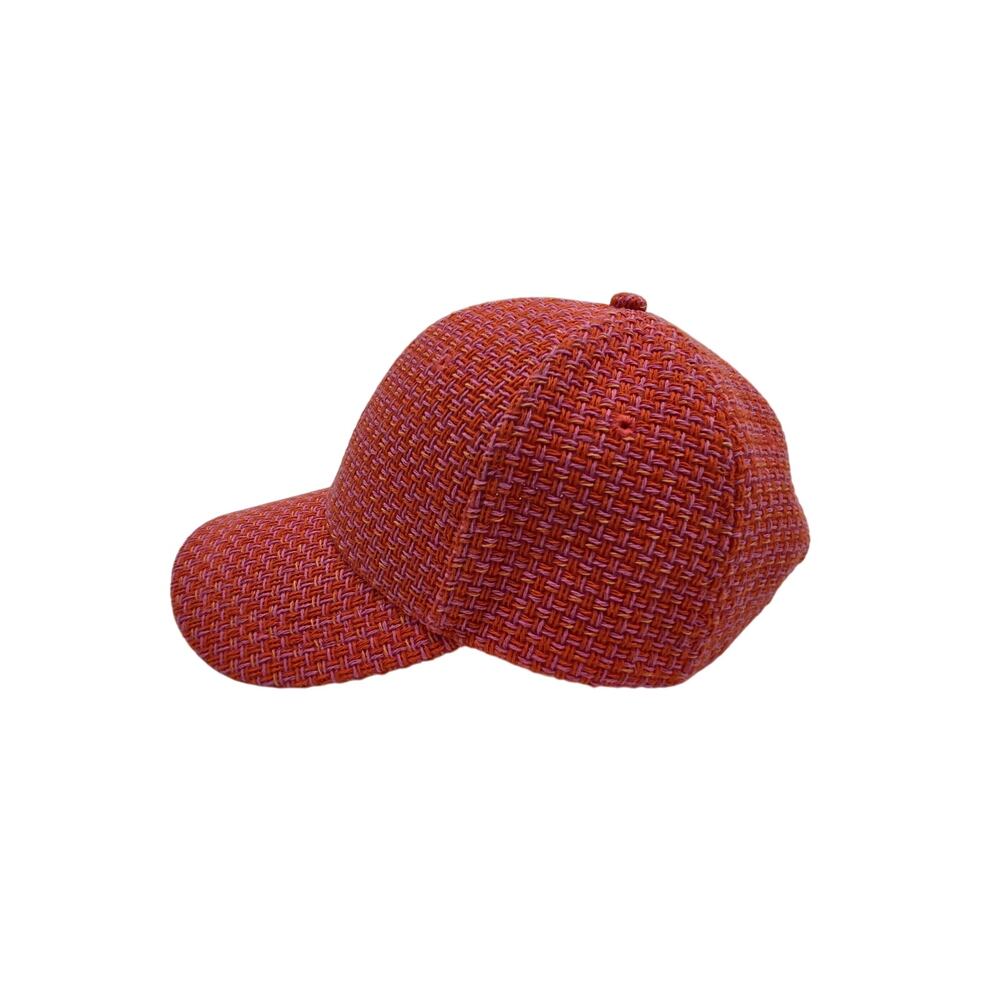 Talbots Orange Tweed Adjustable Baseball Cap - image 3